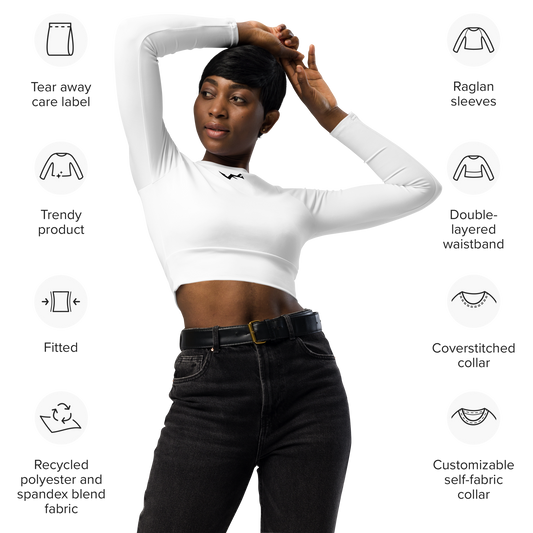 (D1) Crop top sport long-sleeve